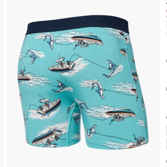 SAXX ULTRA Boxer Briefs with Fly “Sharkski" - Picture 2 of 4